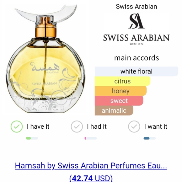 Hamsah Swiss Arabian - Picture 2 of 3